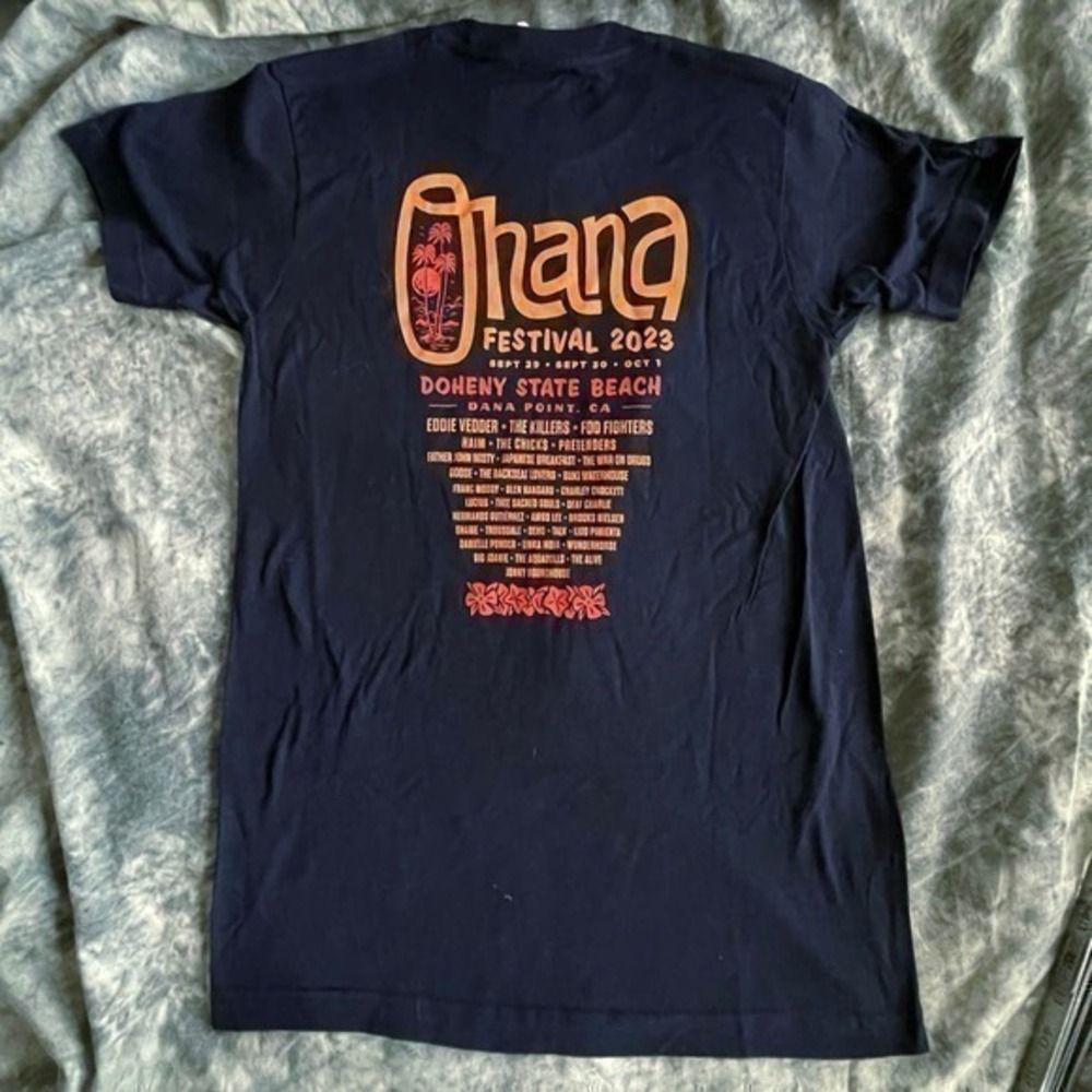 Ohana Festival Maui Strong Eddie Vedder 2023 T Shirt-Unisex Size Small Tultex